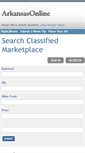 Mobile Screenshot of classifieds.arkansasonline.com